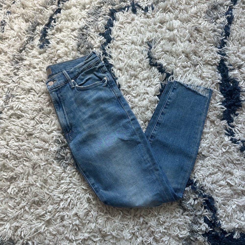 Mother ‘The Stunner Ankle Step Fray’ Size 28